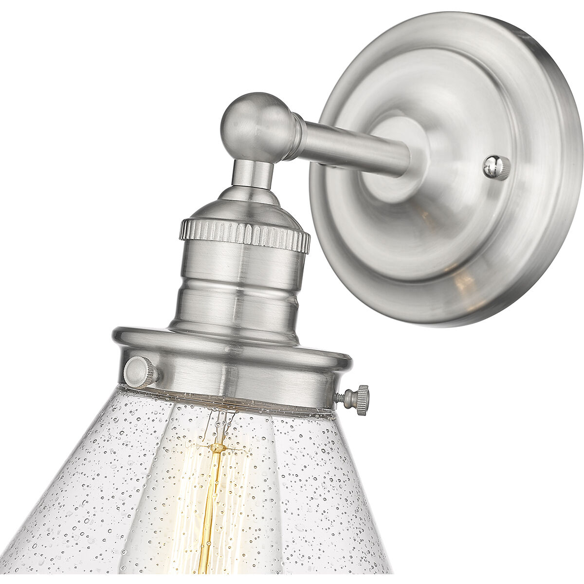 Eyden Indoor Wall Sconce Wall Light in Brushed Nickel